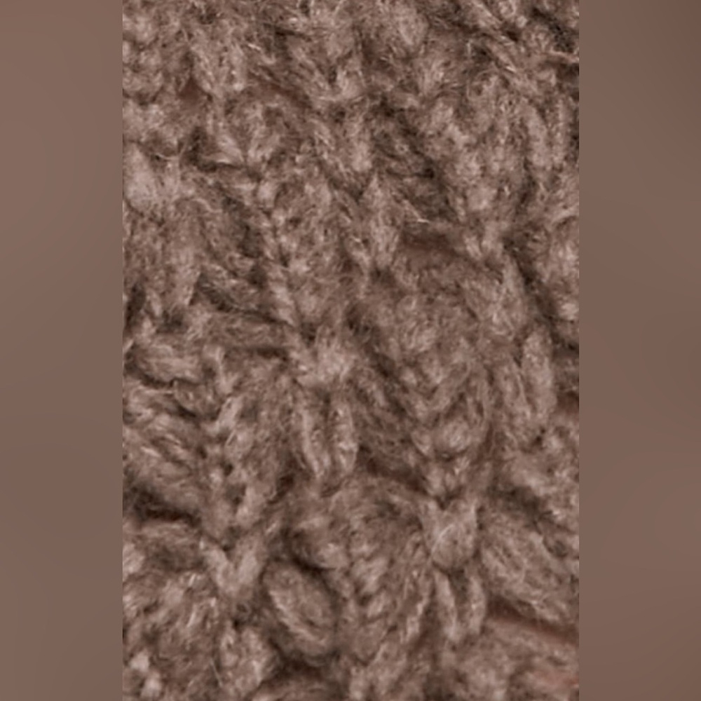 Free People Crashing Waves Pullover Sweater - Cocoa - M - Picture 6 of 9